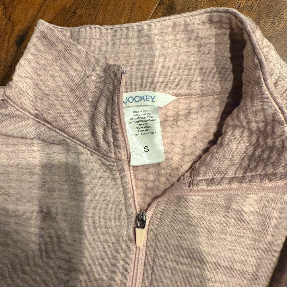 Jockey Light Pink Zip-Up Jacket